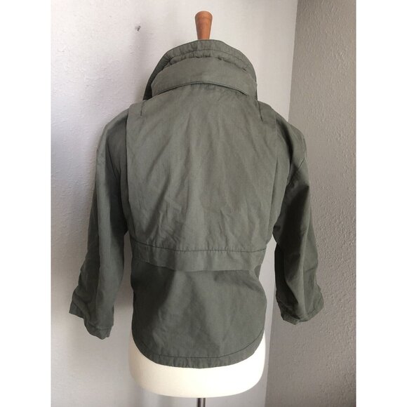 Urban Outfitters Ecote Women's XS Green Classic Military Utility Jacket (flaw) - Picture 9 of 12